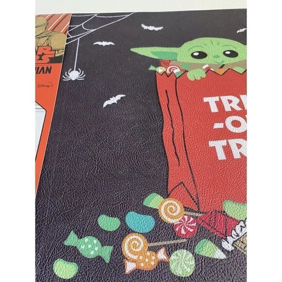 Star Wars Baby Yoda Anti Fatigue Kitchen Mat Grogu Halloween Trick Or Treat NEW - Picture 6 of 11